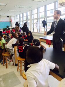 Michael Goldfarb at Poinciana Park Elementary School Career Day